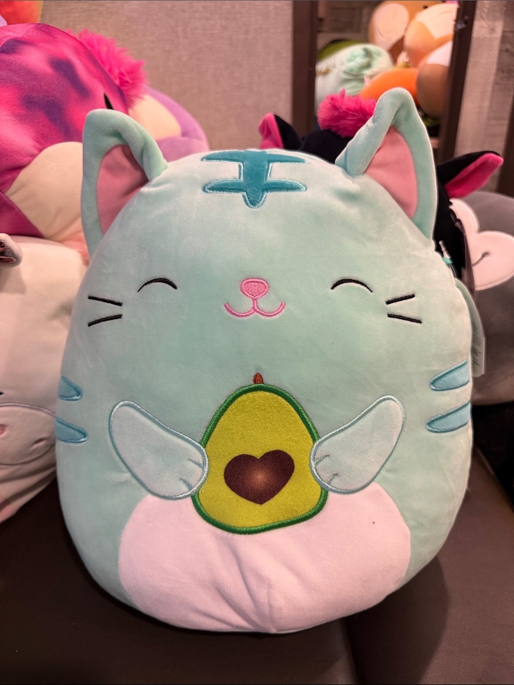 Jules 12” Squishmallow Cat (Avocado)